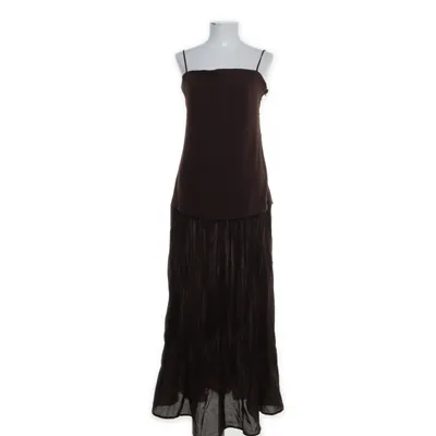 Maxikjole (Sheer Plisse Skirt Slip Dress) fra NA-KD Polyester