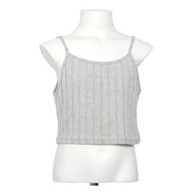 Crop top (Grå) från Shein Elastan, Polyester