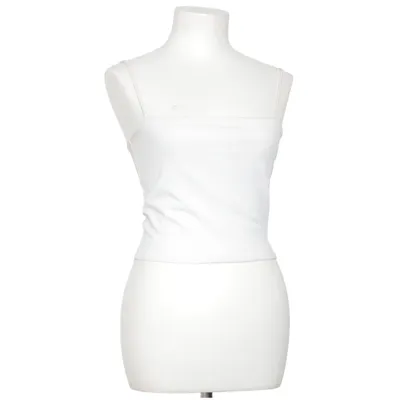 Crop top (Vit) från Monki Elastan, Polyester