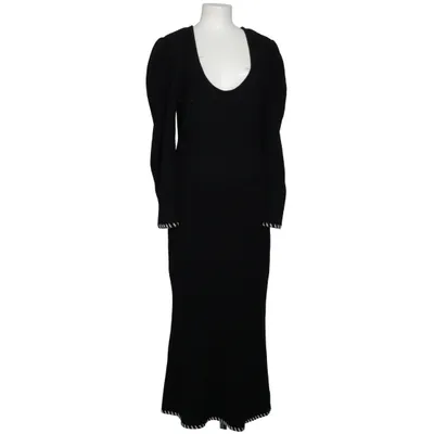 Långklänning (Svart) från Adoore Akryl, Nylon, Polyester, Ull