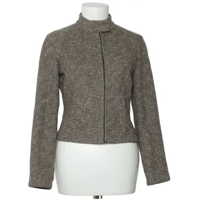 Jacket (Brown) from Imitz Viscose, Wool