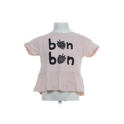 Peplumtopp (Rosa) från Lindex Kids Ekologisk bomull