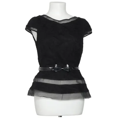 Peplumtopp (Svart) från Joseph Ribkoff Bomull, Polyamid, Polyester
