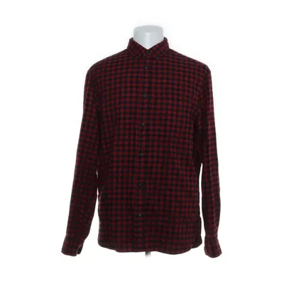 Flannel shirt (Red, Multicolored) from L.O.G.G by H&M Cotton