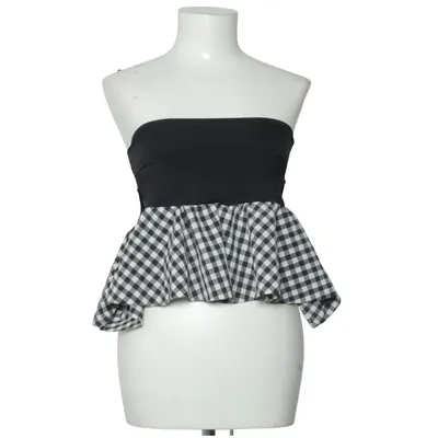 Top tube (Noir, Blanc) de H&M Élasthane, Polyamide, Polyester