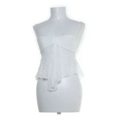 Tube top (White) from Bershka Elastane, Polyamide, Polyester