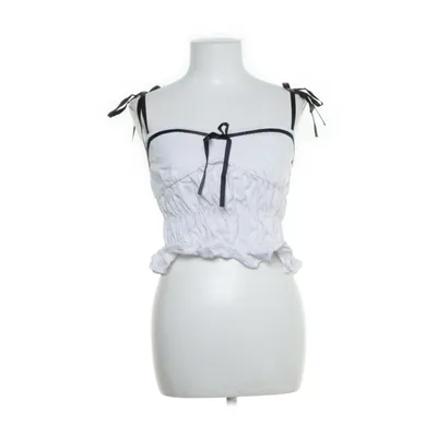 Tubtopp (Vit) från PrettyLittleThing Bomull, Elastan