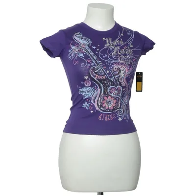T-shirt (Lilla, Flerfarvet) fra Hard Rock Cafe Bomuld