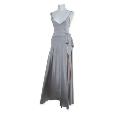 Evening gown (Gray) from Boohoo Elastane, Polyester