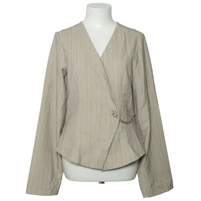Blazer (Beige) from Frakment Elastane, Polyester, Viscose