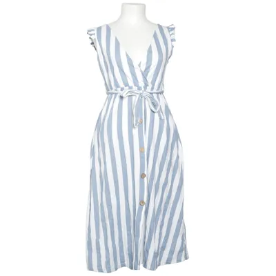Klänning (Blå, Vit) från Stella Morgan Bomull, Elastan