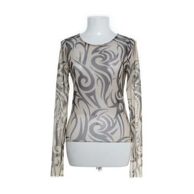 Topp (Beige, Svart) från Weekday Polyester, Elastan