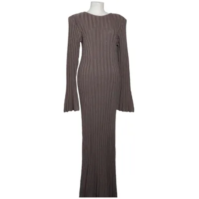 Långklänning (Brun) från Adoore Akryl, Bomull, Polyester