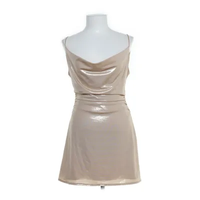 Cocktailklänning (Beige) från Bershka Elastan, Polyester