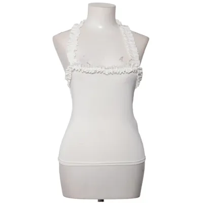 Halter neck top (White) from Motel Elastane, Polyester