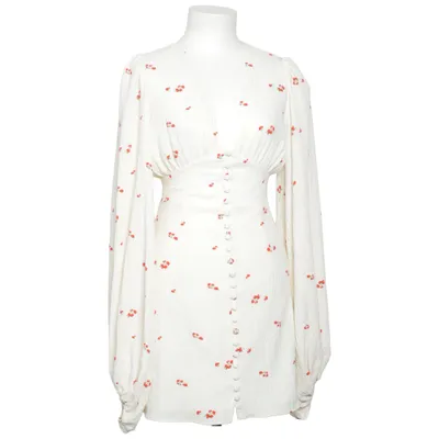 Blus (Vit, Röd) från Adoore Elastan, Polyester