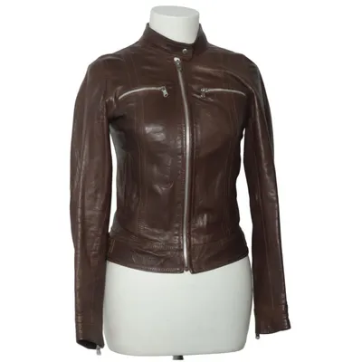 Leather jacket (Brown) from Made in italy Leather, Polyester