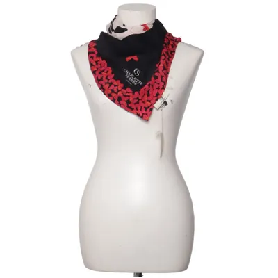 Scarf (Svart, Röd, Flerfärgad) från Charlotte Sparre Silke