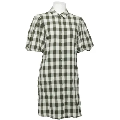 Skjortklänning (Grön, Vit) från A View Polyester, Viskos