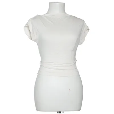 Crop top (Vit) från Shein Elastan, Viskos