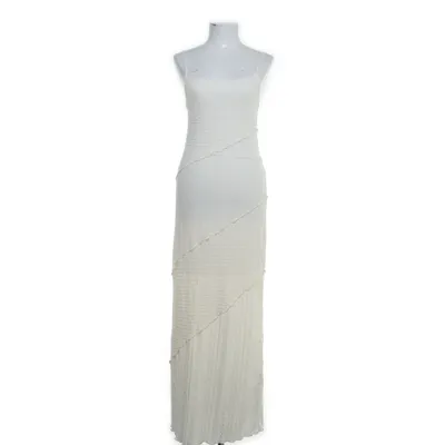 Maxi dress (White) from Miss Selfridge Elastane, Polyester
