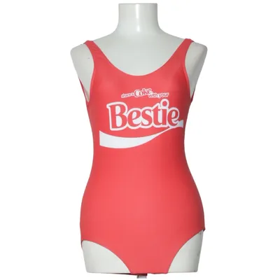 Badedragt (Rød, Hvid) Elastan, Polyester
