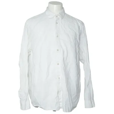 Skjorta (Beige, Vit) från H&M Bomull, Linne