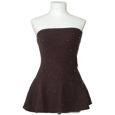 Tubtopp (Brun) från H&M Bomull, Elastan, Polyester, Ull