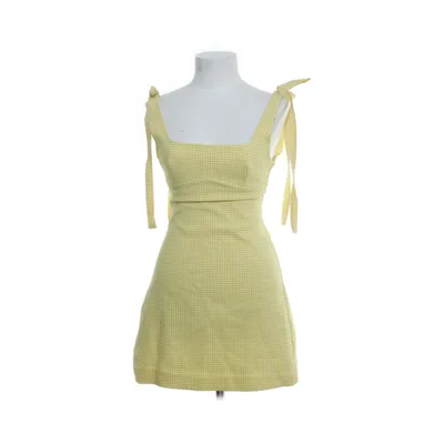 Kjole (Gul, Hvid) fra Zara Polyester