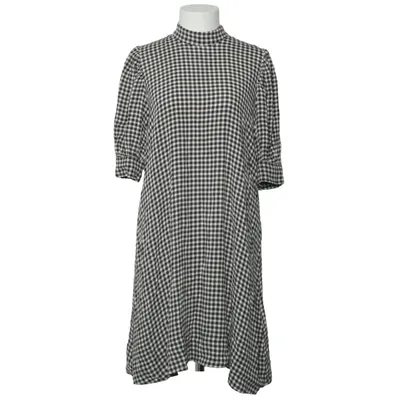 Kjole (Sort, Hvid) fra Ganni Viscose