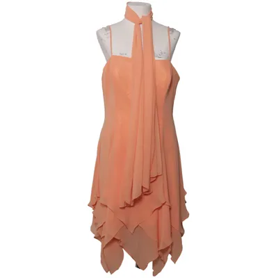 Robe de cocktail (Orange) de Party Line Polyester