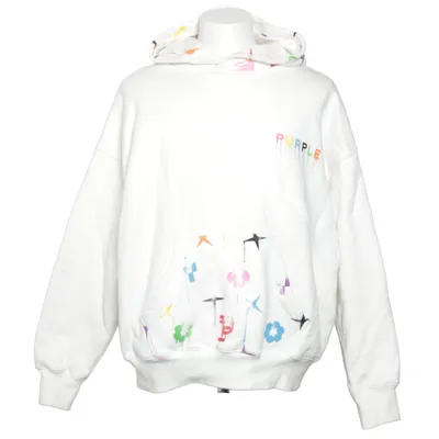 Huvtröja (Vit, Flerfärgad) från Purple Brand