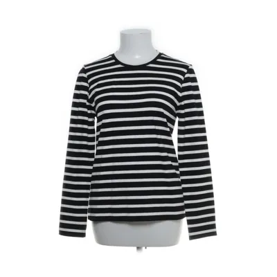 Langærmet t-shirt (Sort, Hvid) fra Stylein Viscose, Elastan