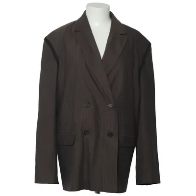 Blazer (Brun) fra Oval Square Elastan, Genanvendt polyester, Viscose