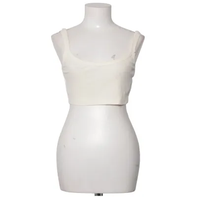Crop top (White) from NA-KD Elastane, Viscose