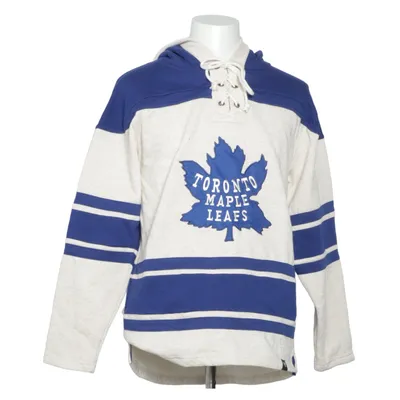 Huvtröja (Blå, Vit) från 47 Bomull, Polyester