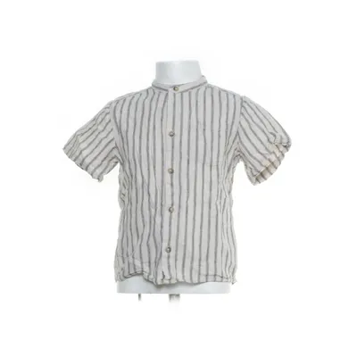 Kortärmad skjorta (Beige, Flerfärgad) från H&M Linne, Bomull