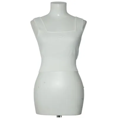 Crop top (Blanc) de Sandro Coton, Polyamide, Polyester, Viscose