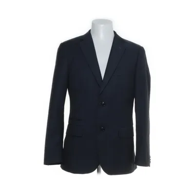 Blazer (Blue) from Bläck Polyester, Wool, Viscose