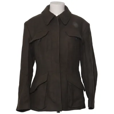 Safari jacket (Green) from H&M Studio Wool, Polyamide, Viscose