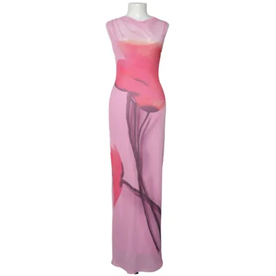 Långklänning (Rosa, Flerfärgad) från ASOS Design Elastan, Polyester