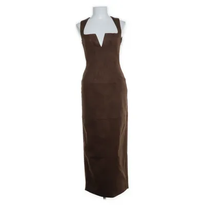 Maxi jurk (Liam Faux Suede Maxi Dress) van Meshki Elastaan, Polyester