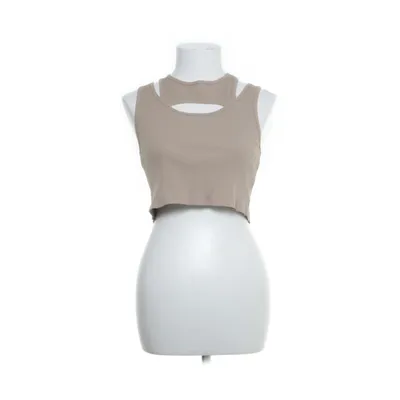 Crop top (Beige) fra H&M Viscose, Elastan