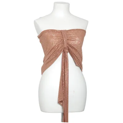 Omlottopp (Brun, Guldfärgad) från Misspap Elastan, Polyester