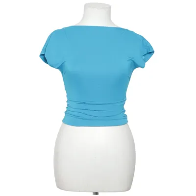 Crop top (Blå) från Shein Elastan, Viskos