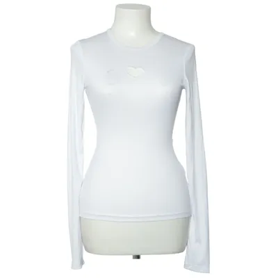 T-shirt à manches longues (Blanc) de Cloeys Élasthane, Polyester, Viscose