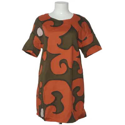 Kleid (Grün, Orange, Mehrfarbig) von Marimekko by H&M Baumwolle, Elasthan