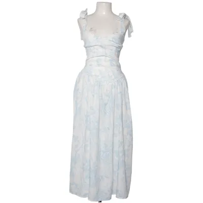 Robe (Blanc, Bleu) de Sovaye Polyester