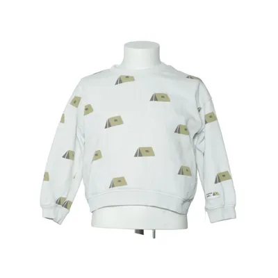 Sweatshirt (Blanc, Vert) de Mango Coton