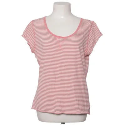 T-shirt (Pink, Weiß) von Noa Noa Baumwolle, Leinen, Viskose